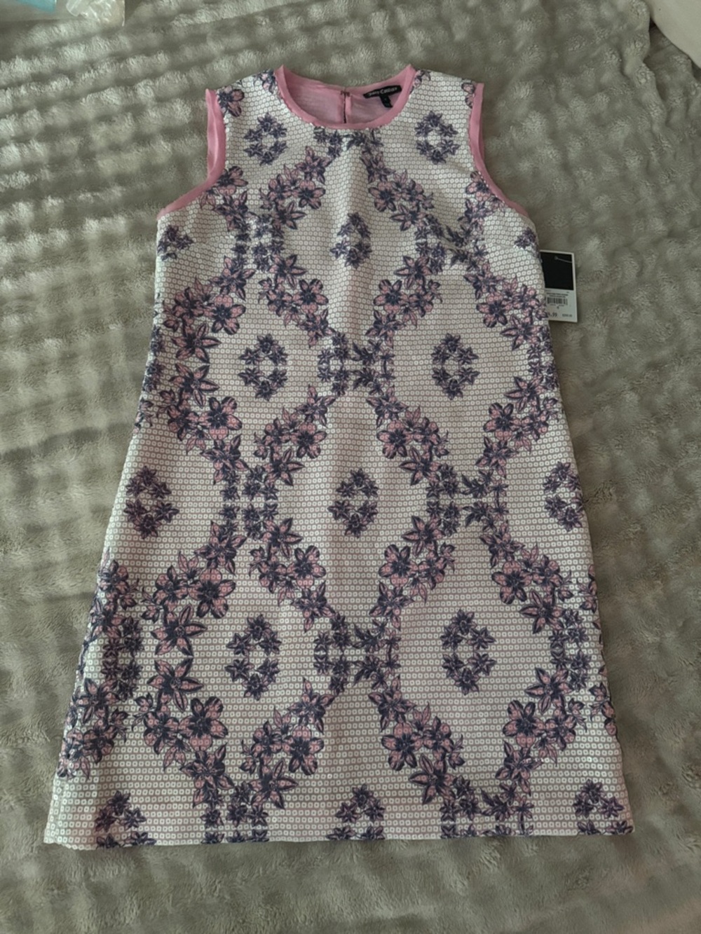 Juicy Couture Pink and Purple Floral Mini Dress